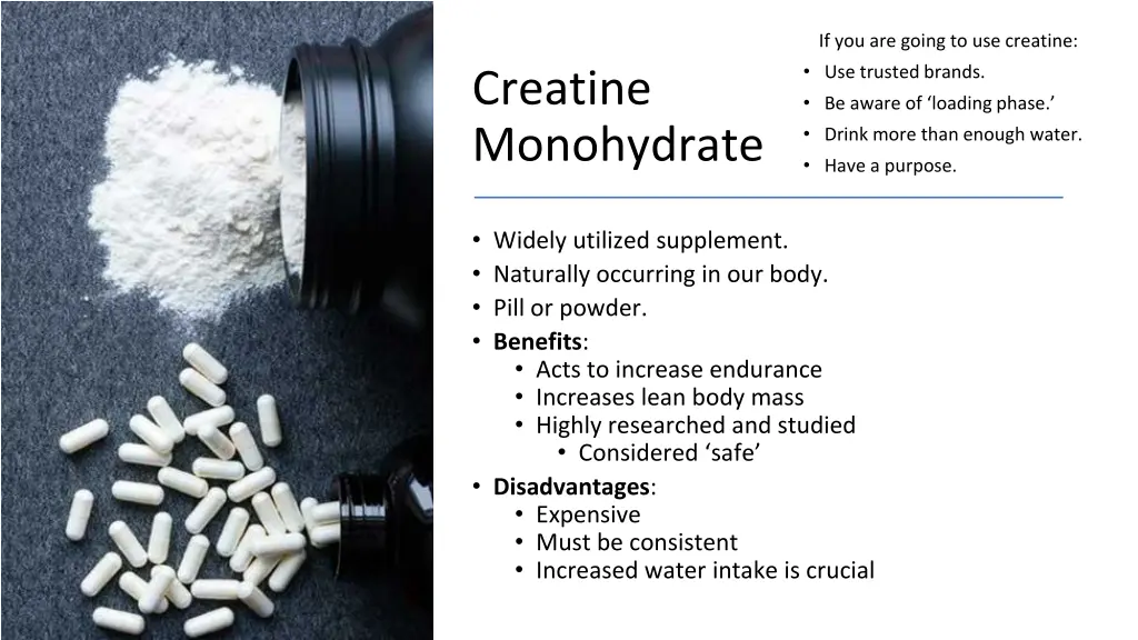 if you are going to use creatine use trusted