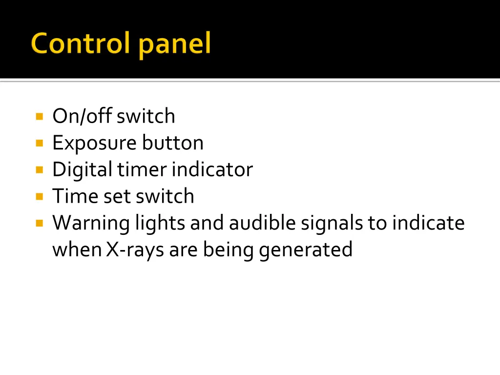 on off switch exposure button digital timer