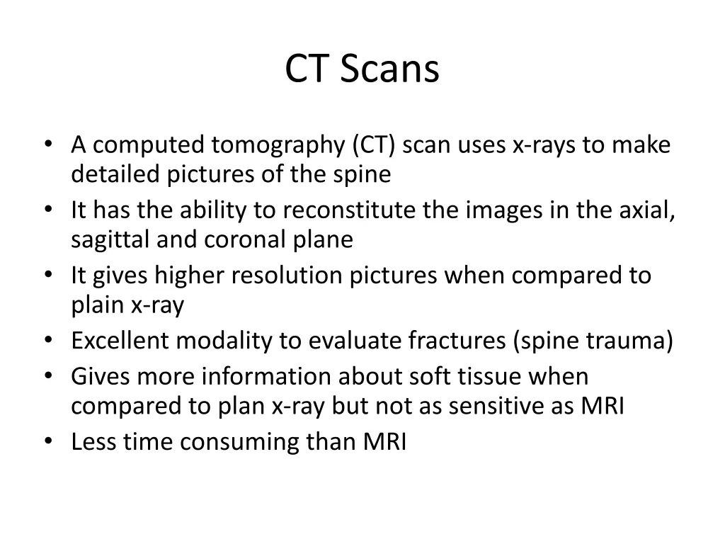 ct scans