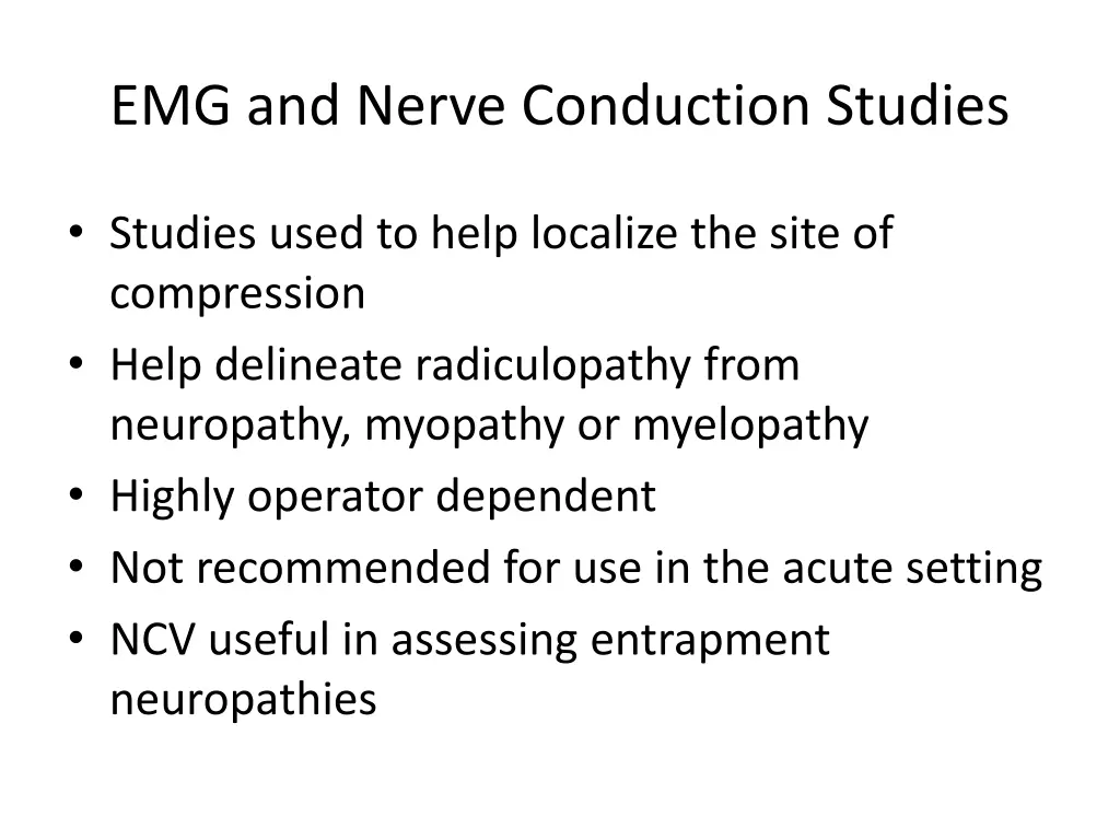 emg and nerve conduction studies