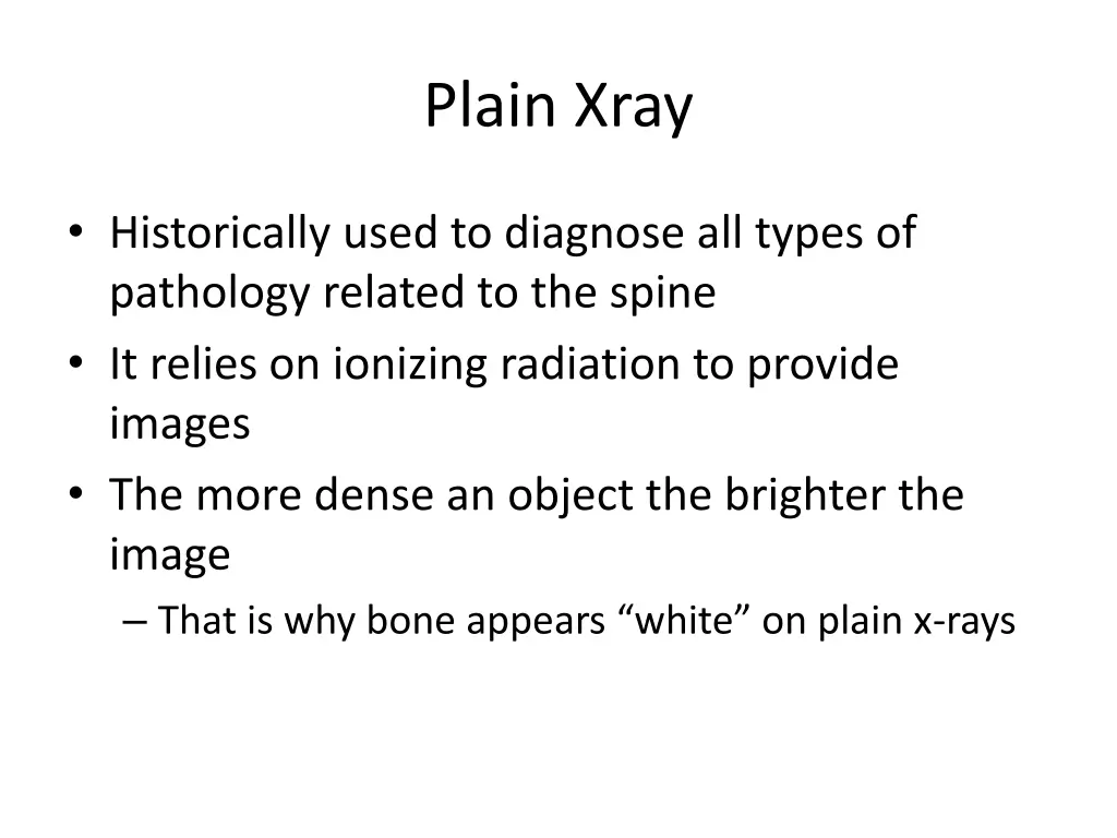 plain xray