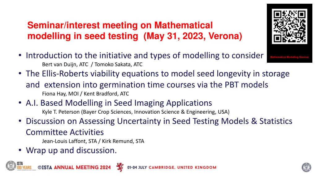 seminar interest meeting on mathematical