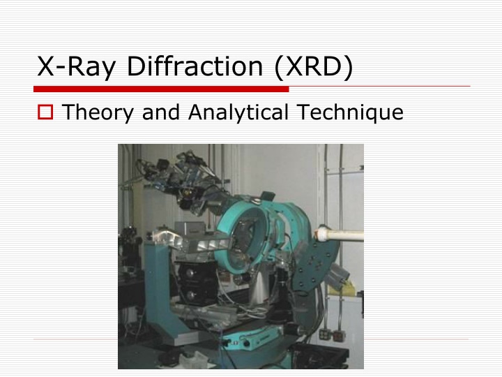 x ray diffraction xrd