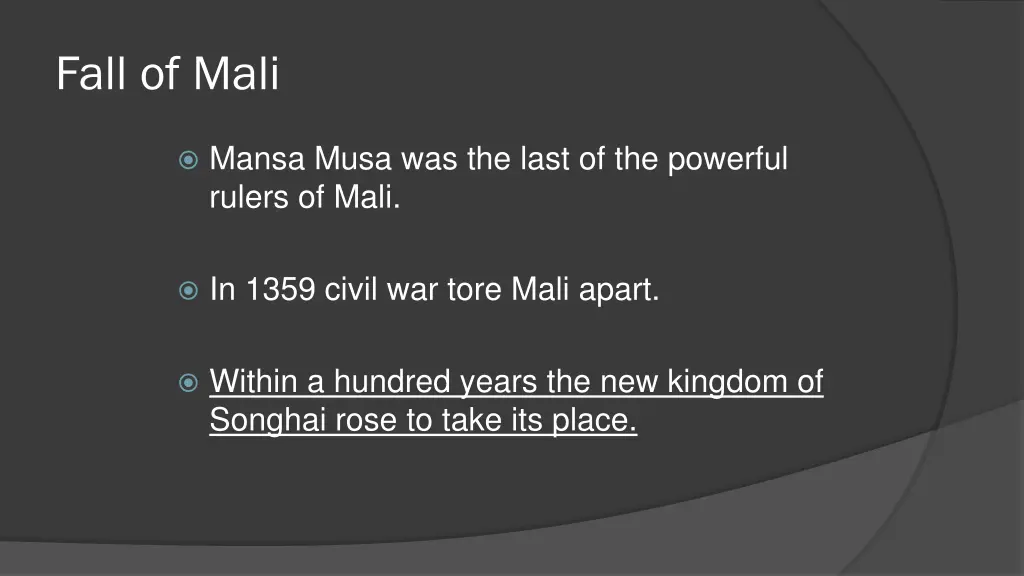 fall of mali