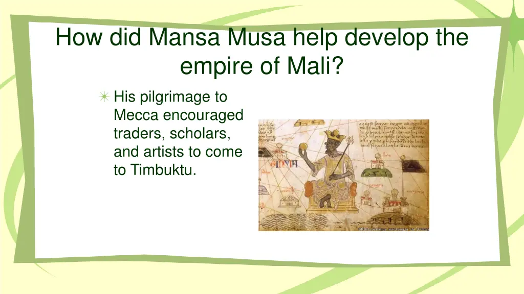 how did mansa musa help develop the empire of mali