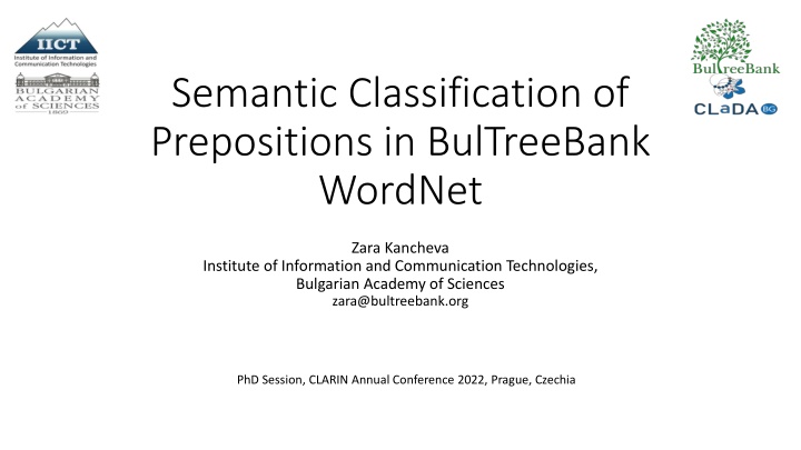 semantic classification of prepositions