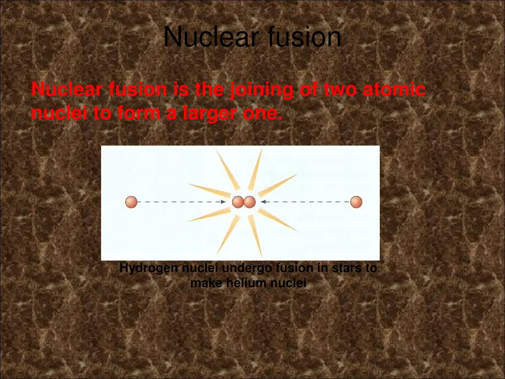 nuclear fusion