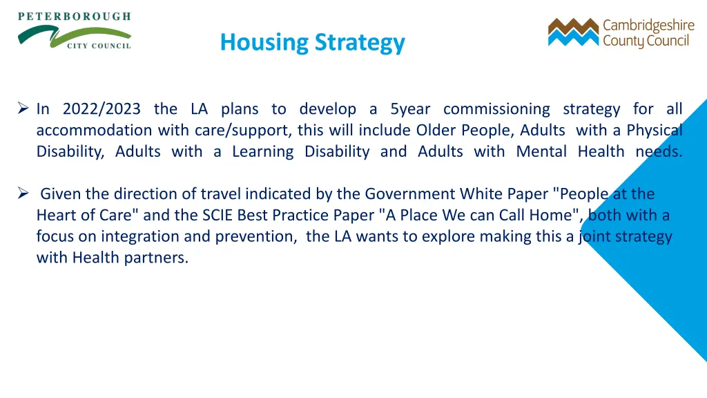 housing strategy