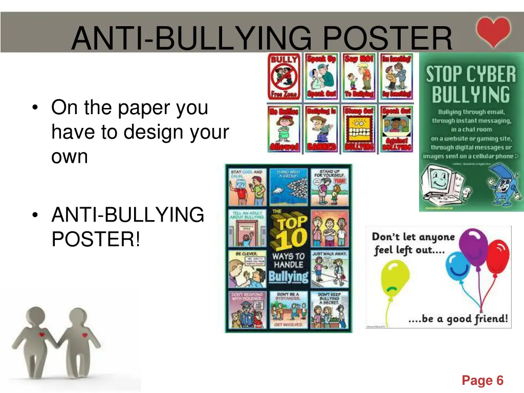 anti bullying poster