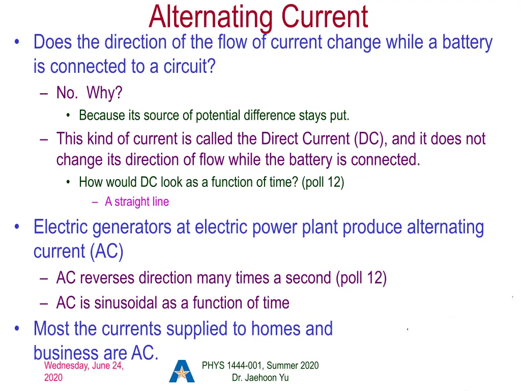 alternating current