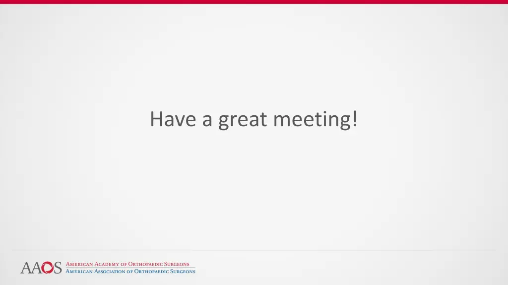 have a great meeting