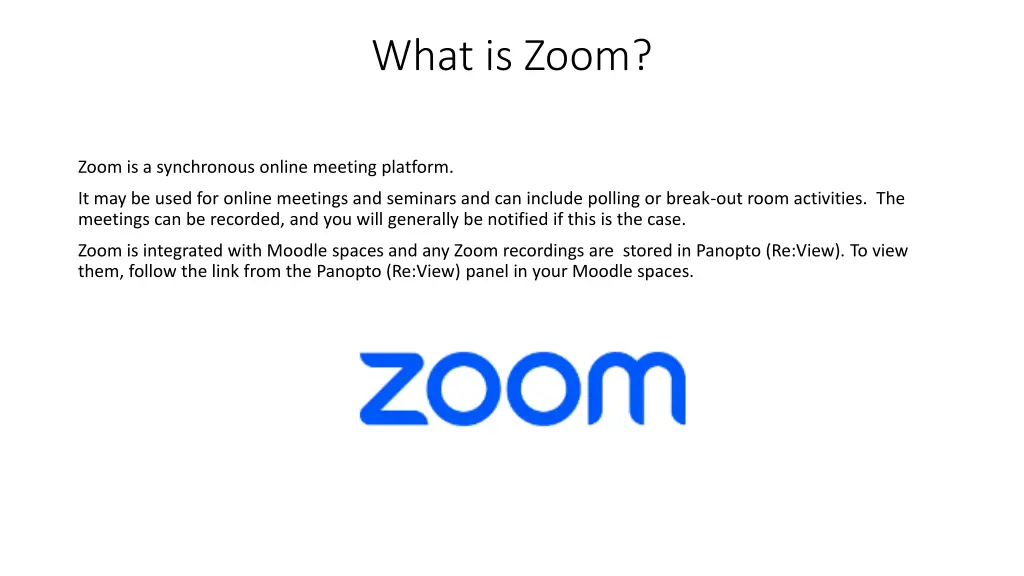 what is zoom