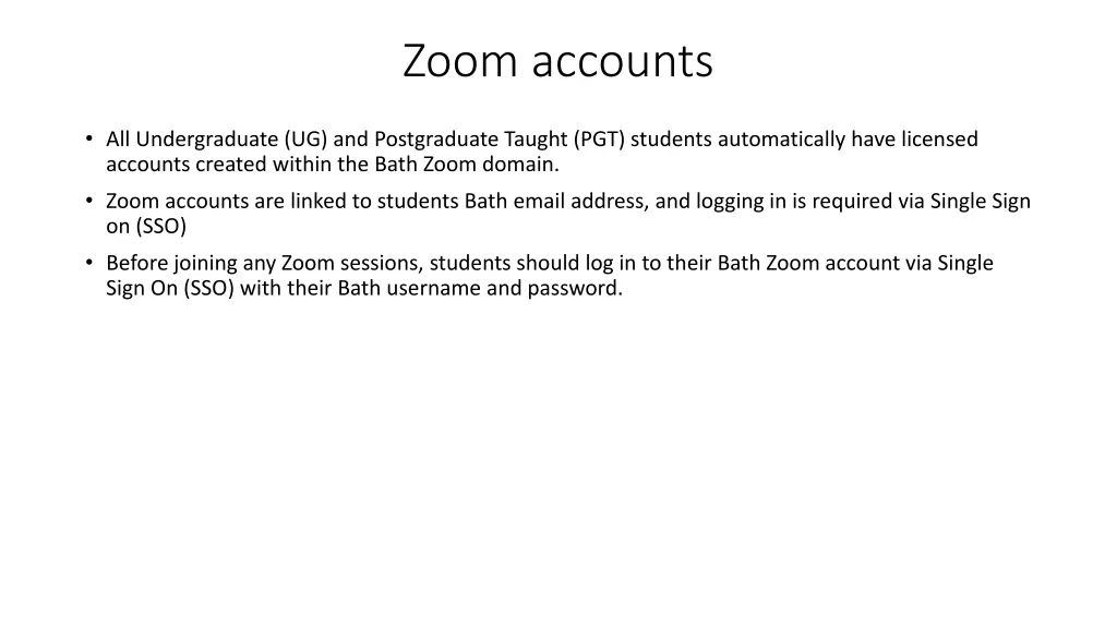 zoom accounts