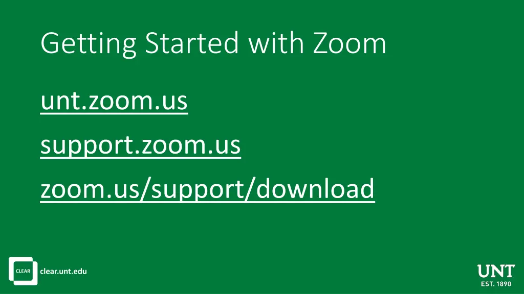 getting started with zoom