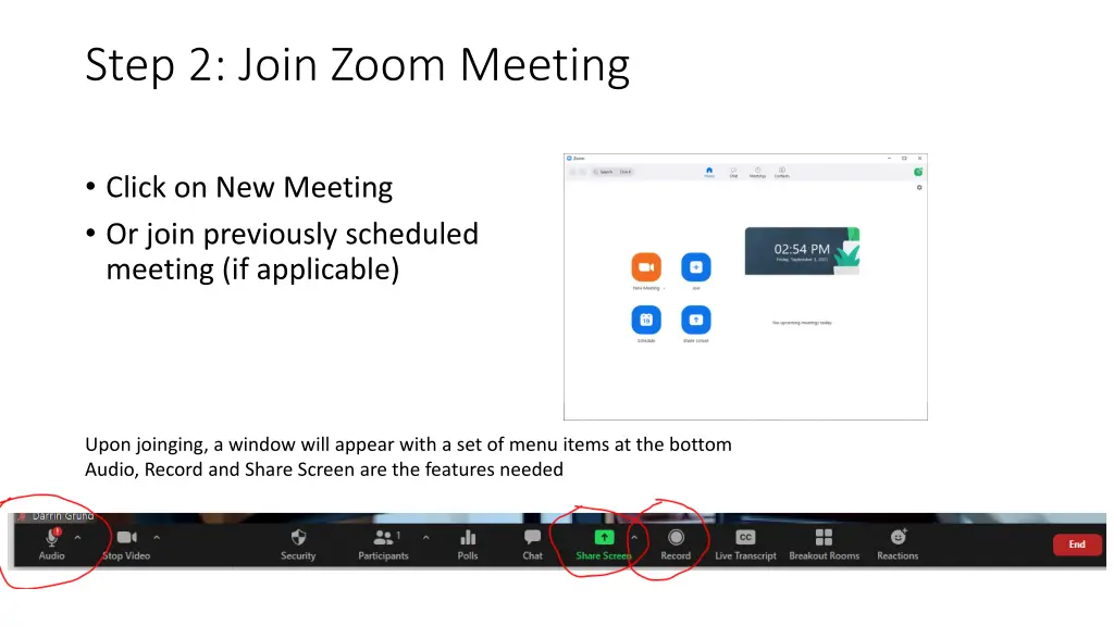 step 2 join zoom meeting