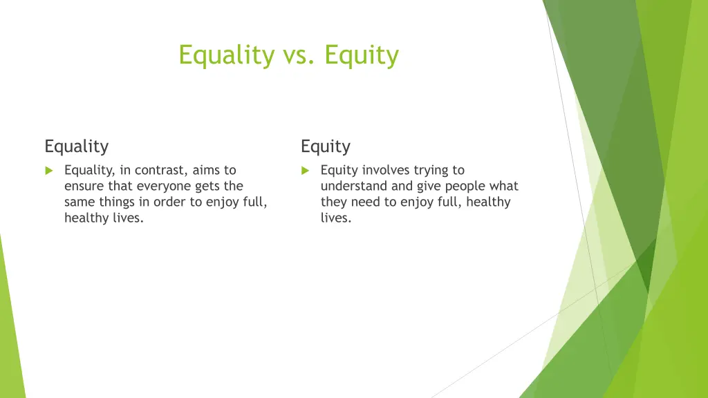 equality vs equity