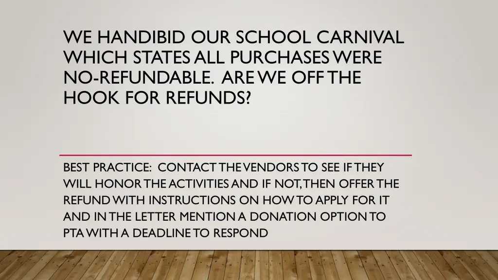 we handibid our school carnival which states