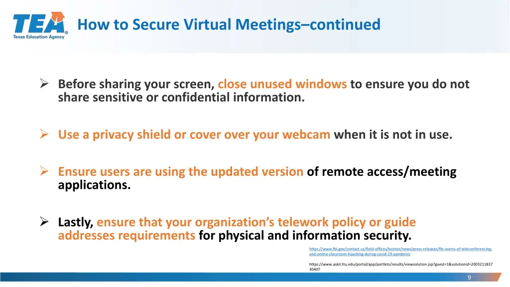 how to secure virtual meetings continued 2