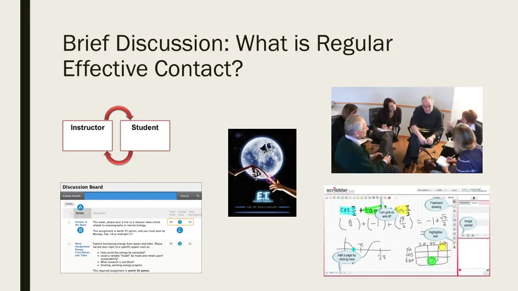 brief discussion what is regular effective contact