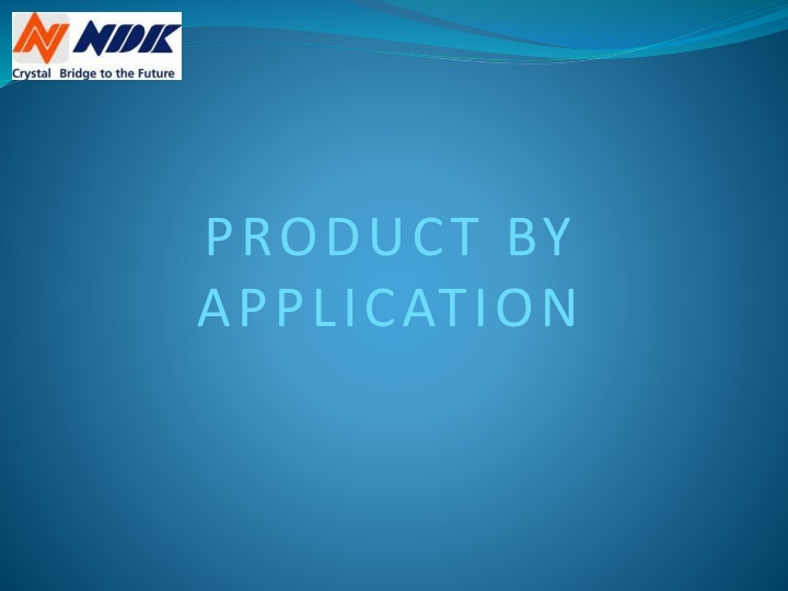 product by application