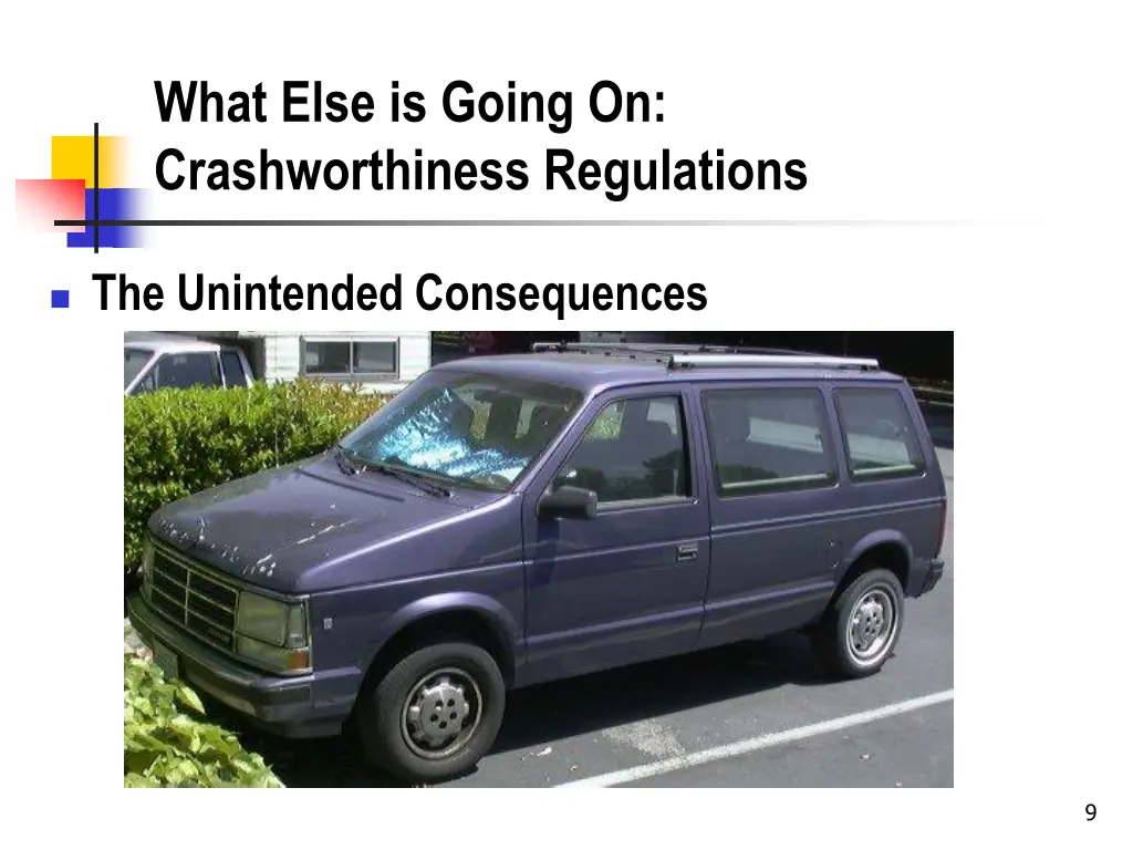 what else is going on crashworthiness regulations