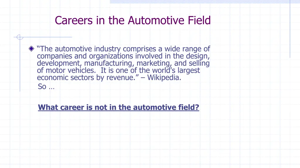 careers in the automotive field 1