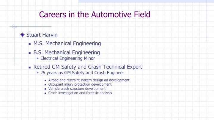 careers in the automotive field