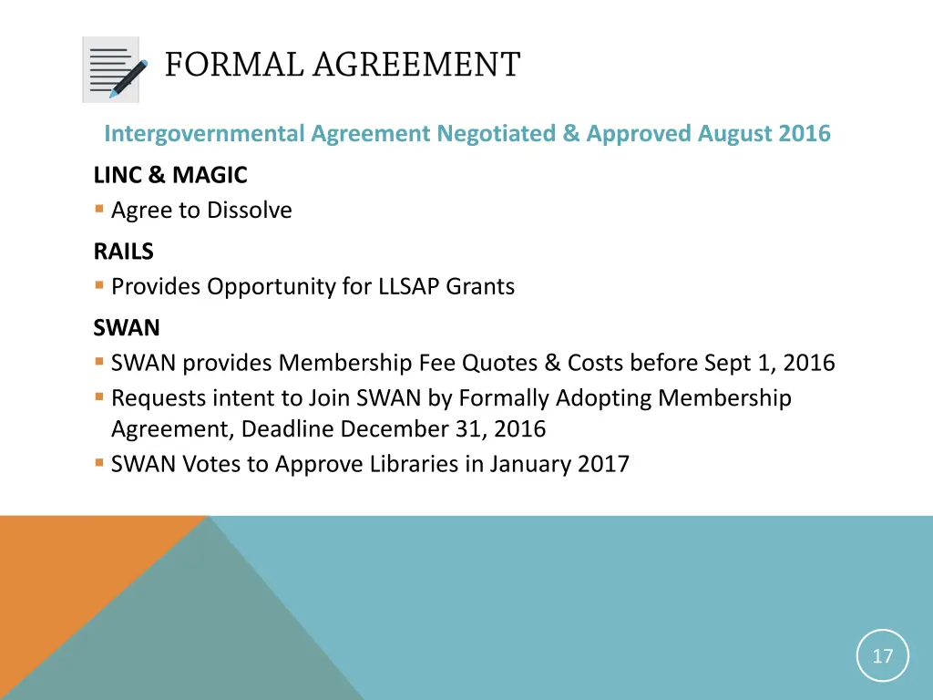 intergovernmental agreement negotiated approved