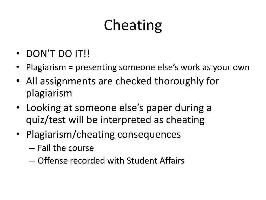 cheating