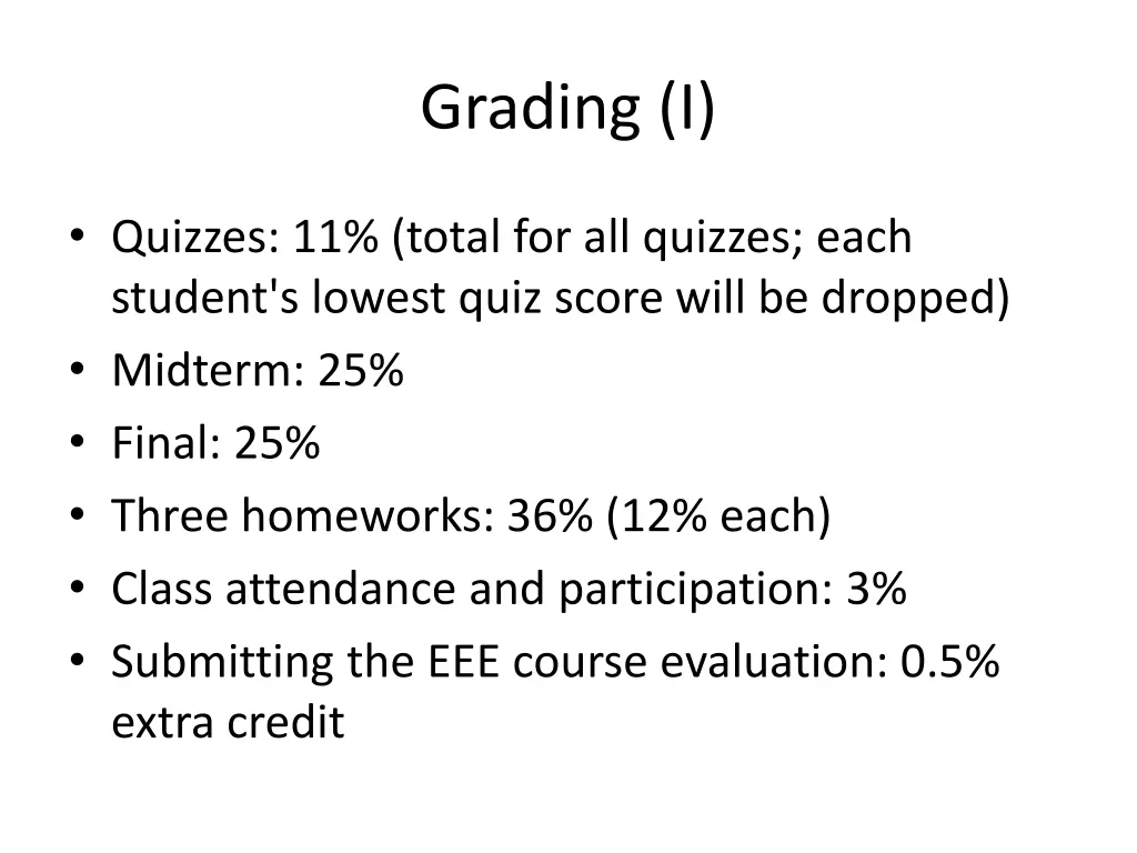 grading i