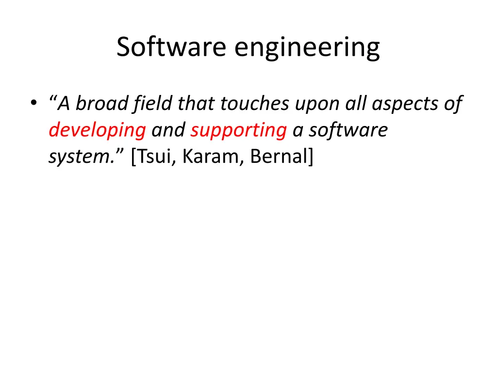 software engineering 1