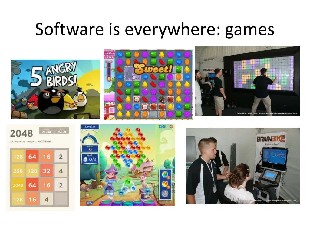 software is everywhere games