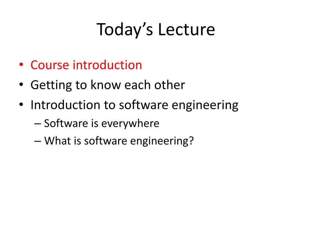 today s lecture 1