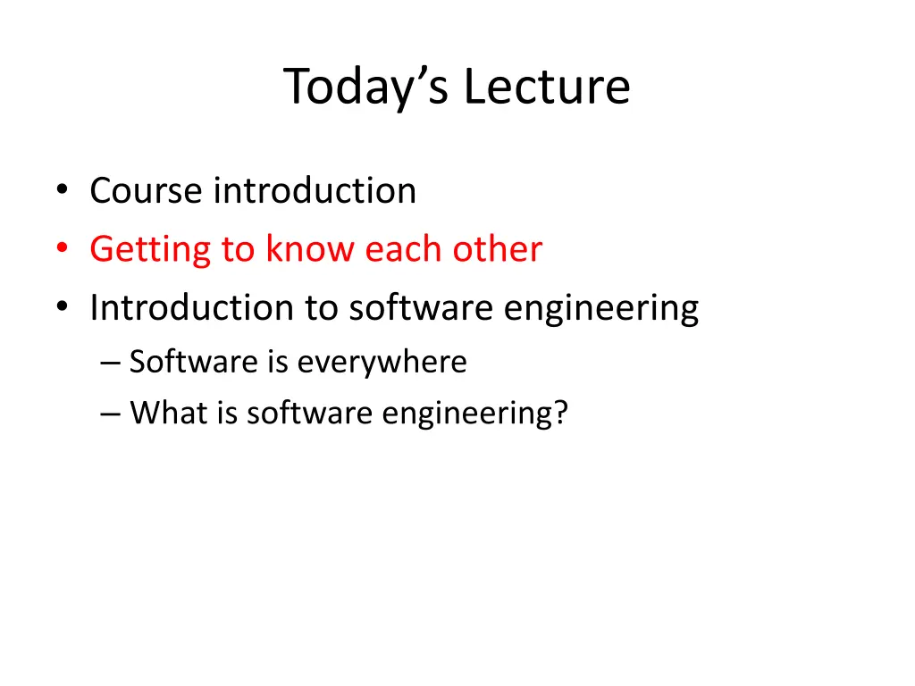 today s lecture 2