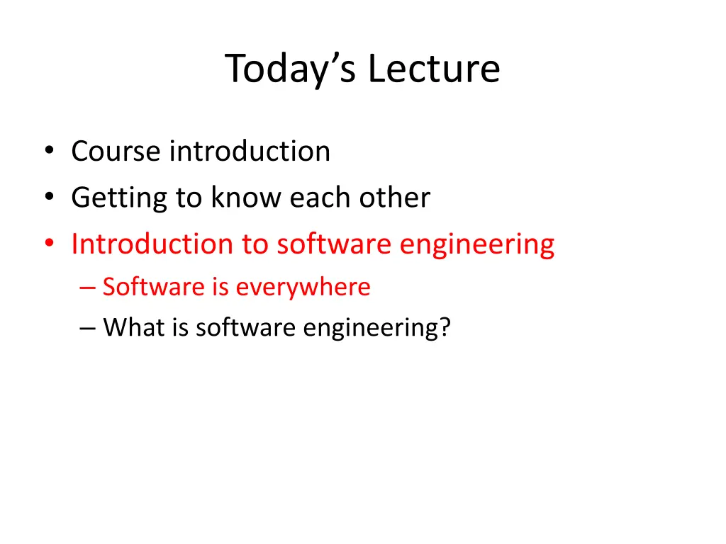 today s lecture 4