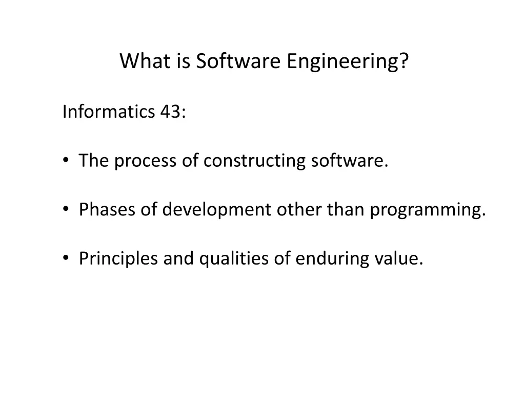 what is software engineering 3