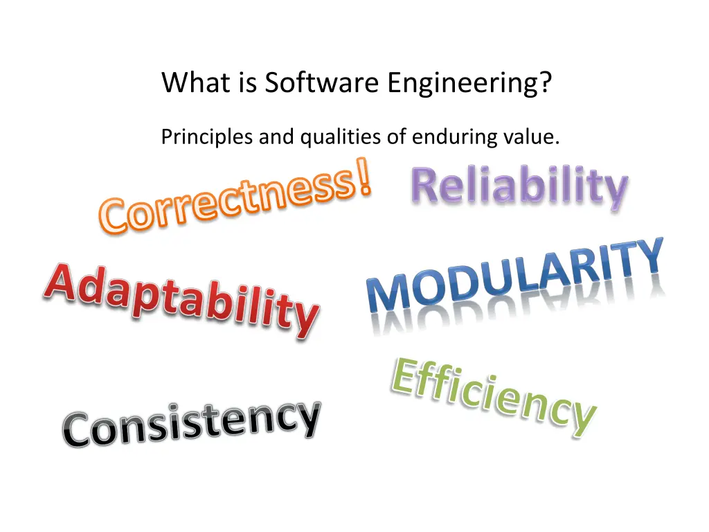 what is software engineering 7