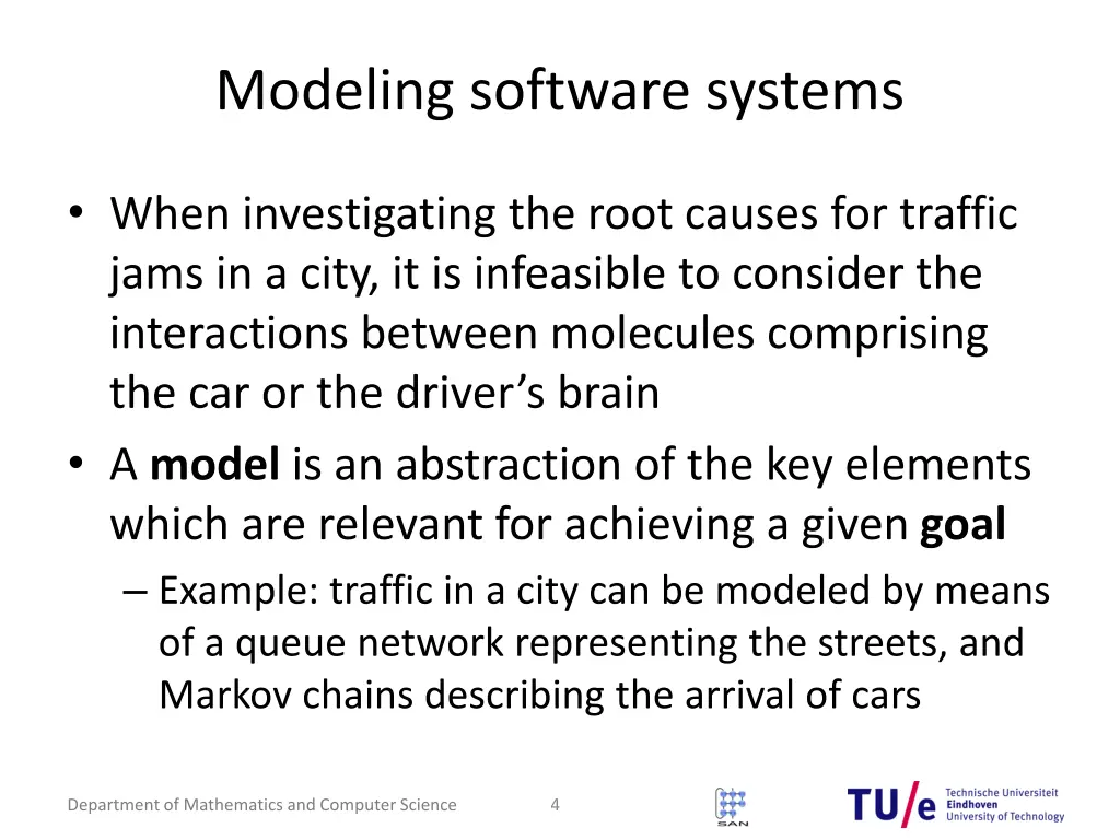 modeling software systems