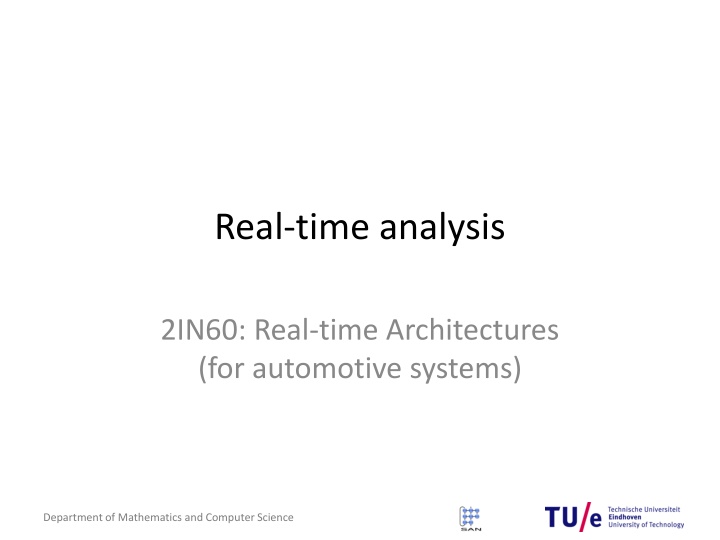 real time analysis