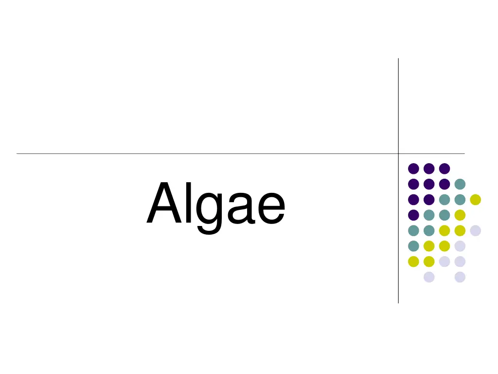 algae