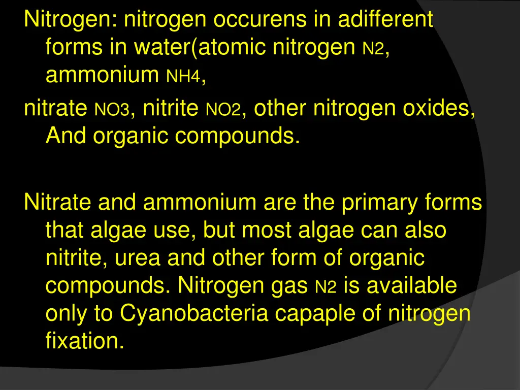 nitrogen nitrogen occurens in adifferent forms