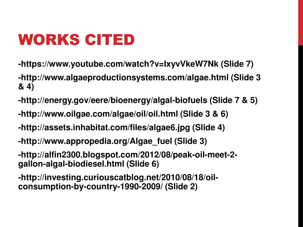 works cited