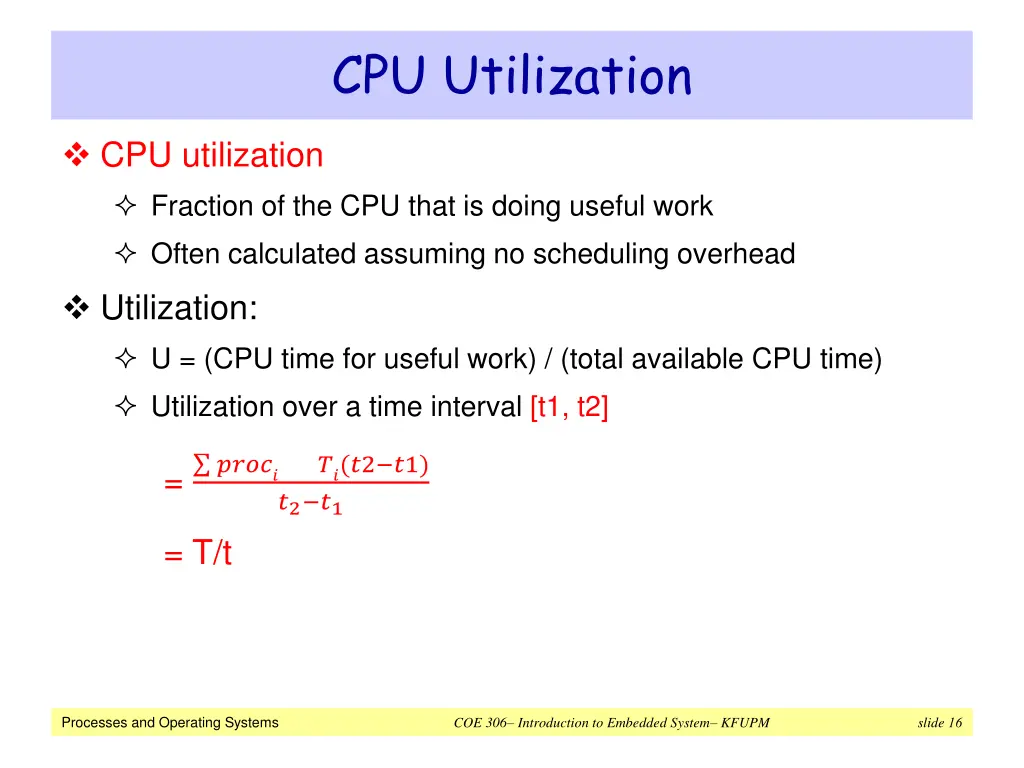 cpu utilization