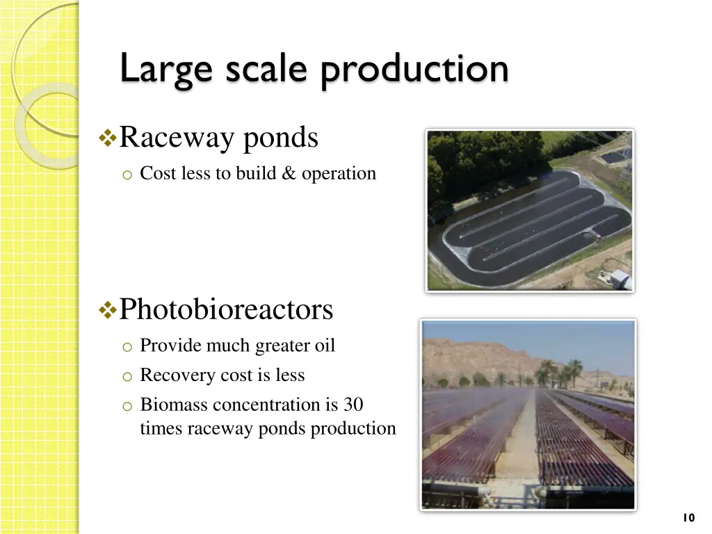 large scale production