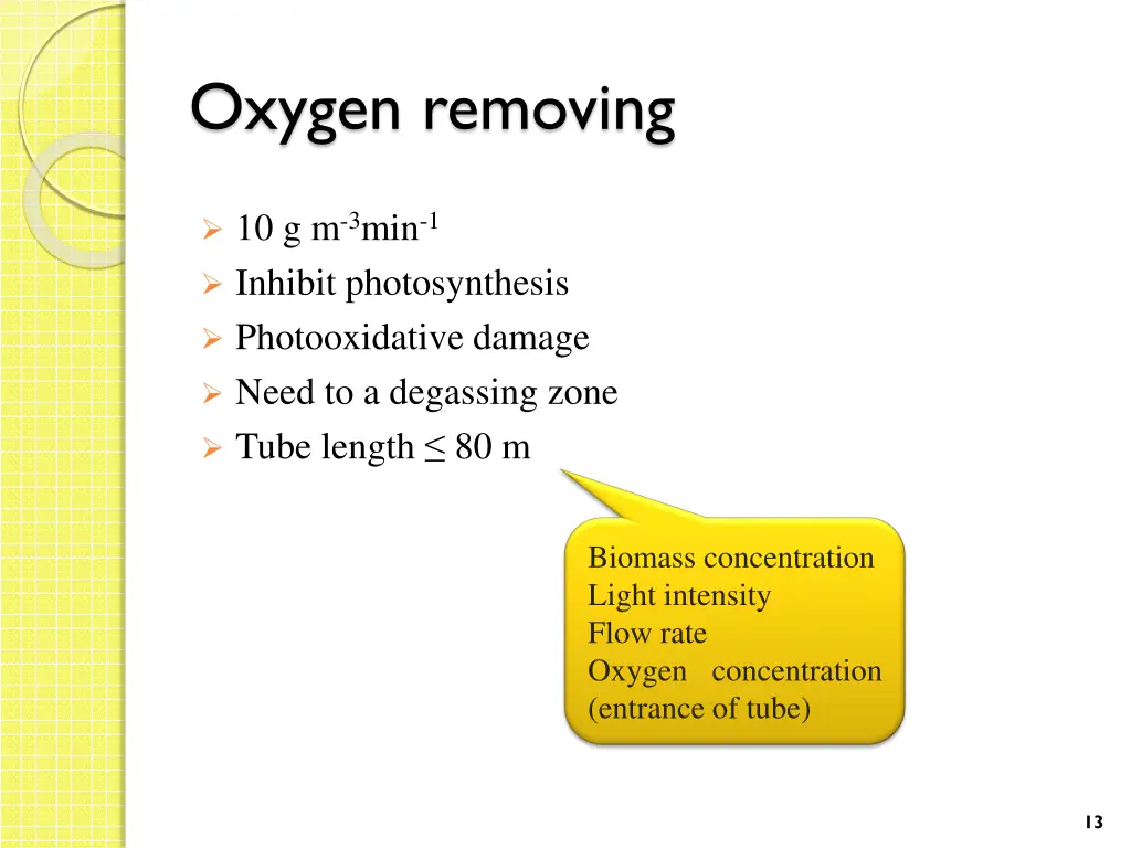 oxygen removing