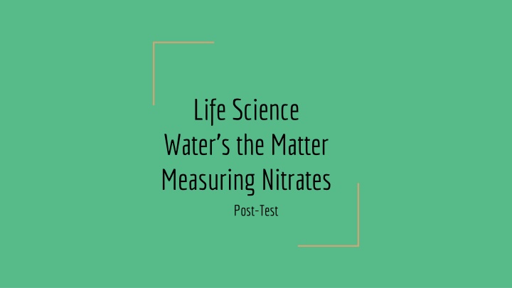 life science water s the matter measuring