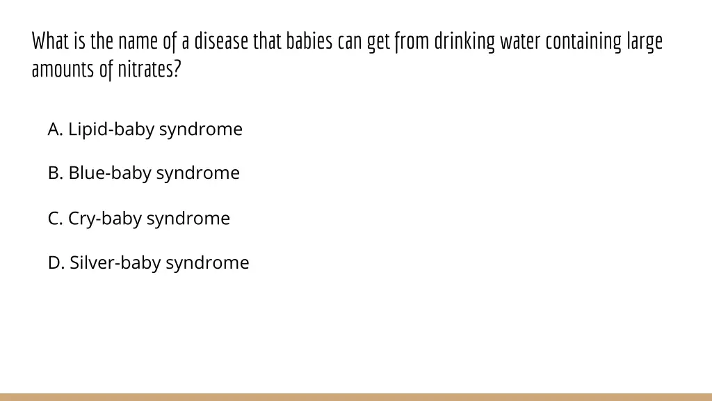 what is the name of a disease that babies