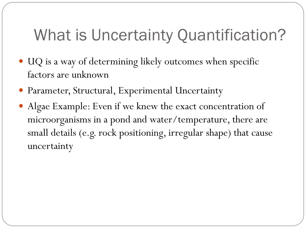 what is uncertainty quantification