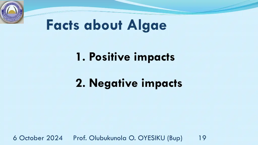 facts about algae