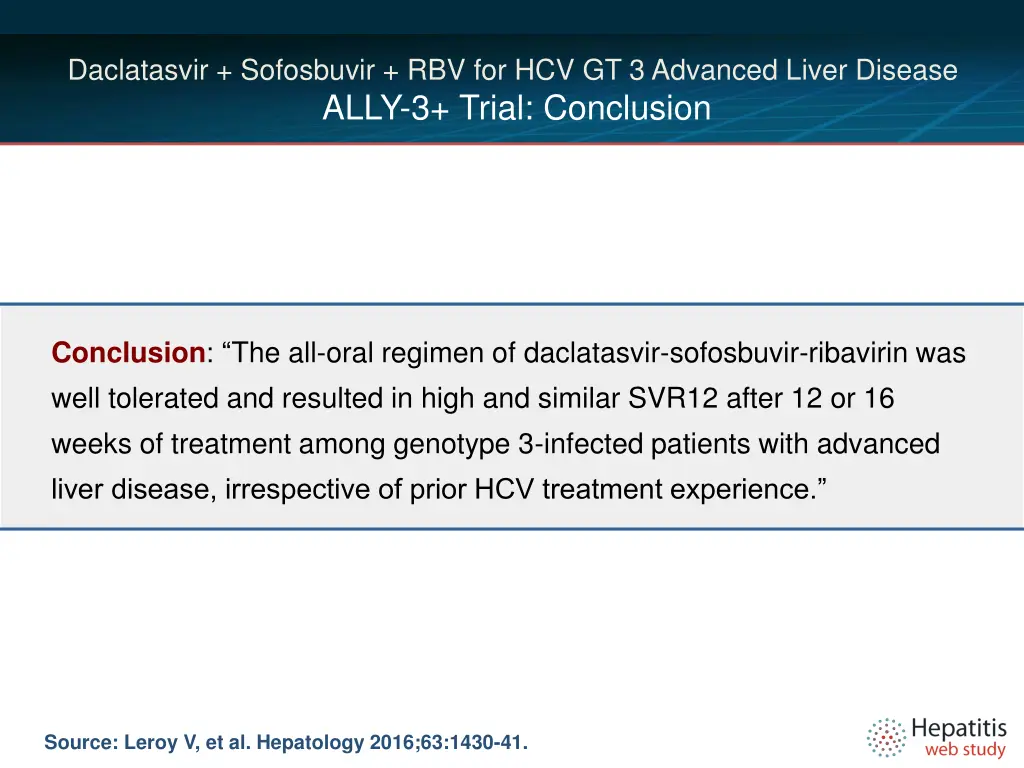 daclatasvir sofosbuvir rbv for hcv gt 3 advanced 6